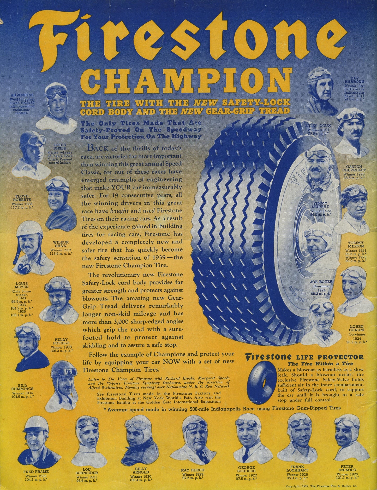 1939 Indy 500 Program Complete