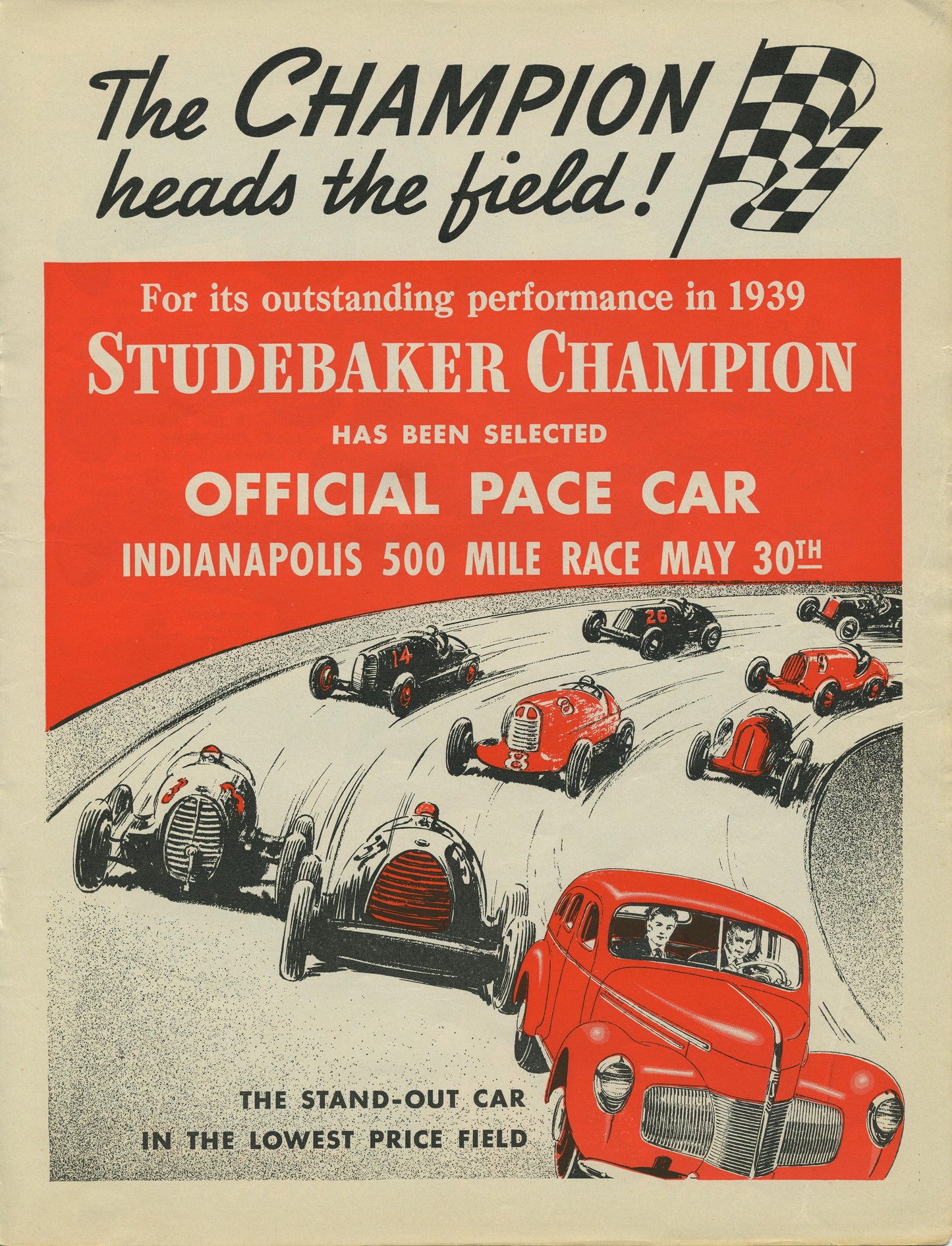 1940 Indy 500 Porgram Good Shape