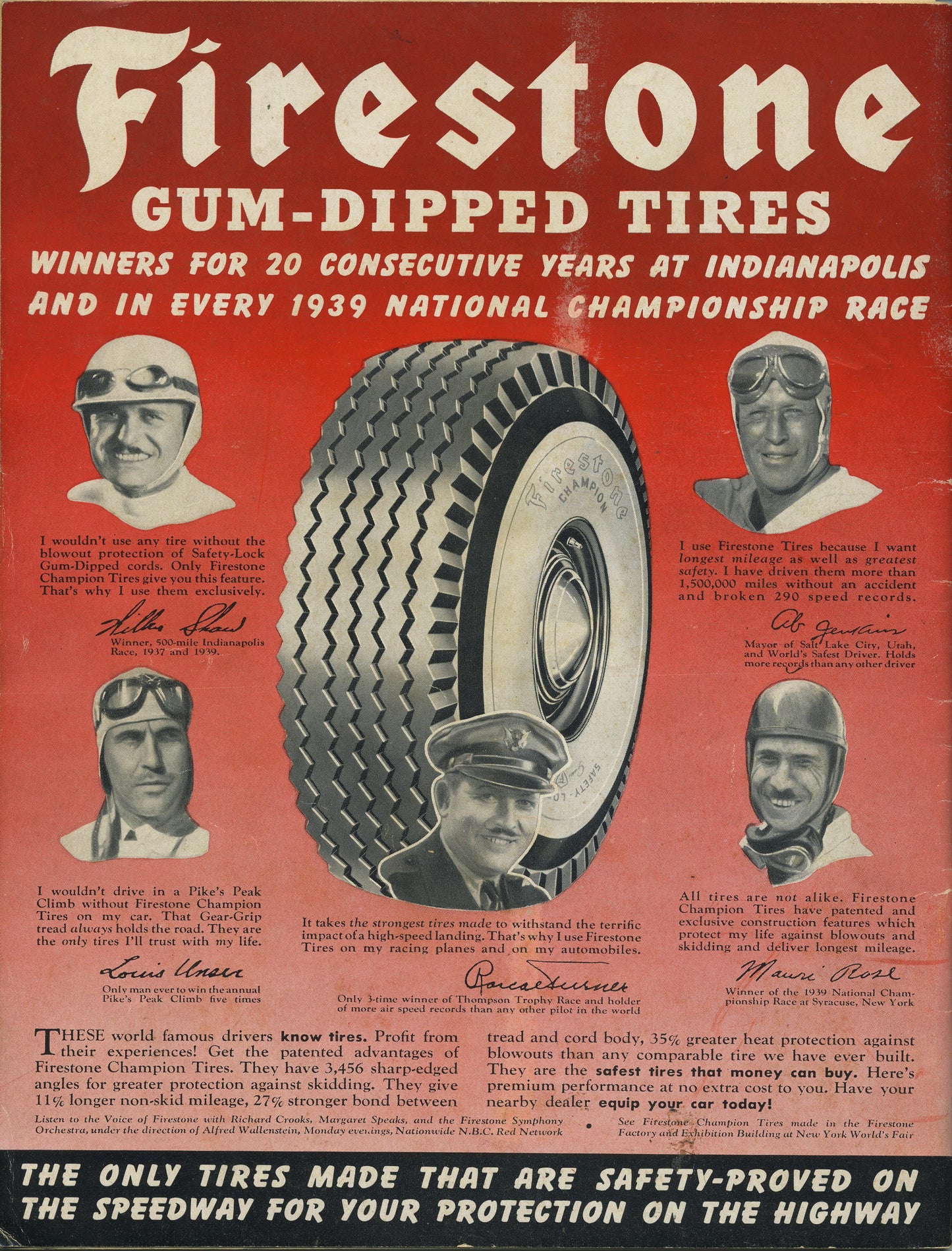 1940 Indy 500 Porgram Good Shape