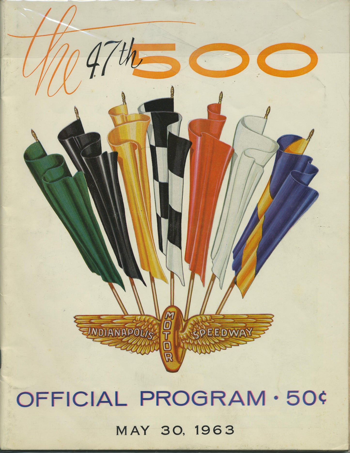 1963 Indy 500 Program