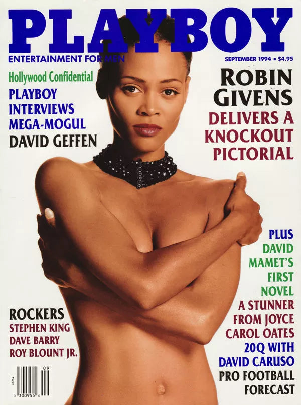 Vintage Playboy Sptember 1994 Robin Givens Sealed Mailer Bag.