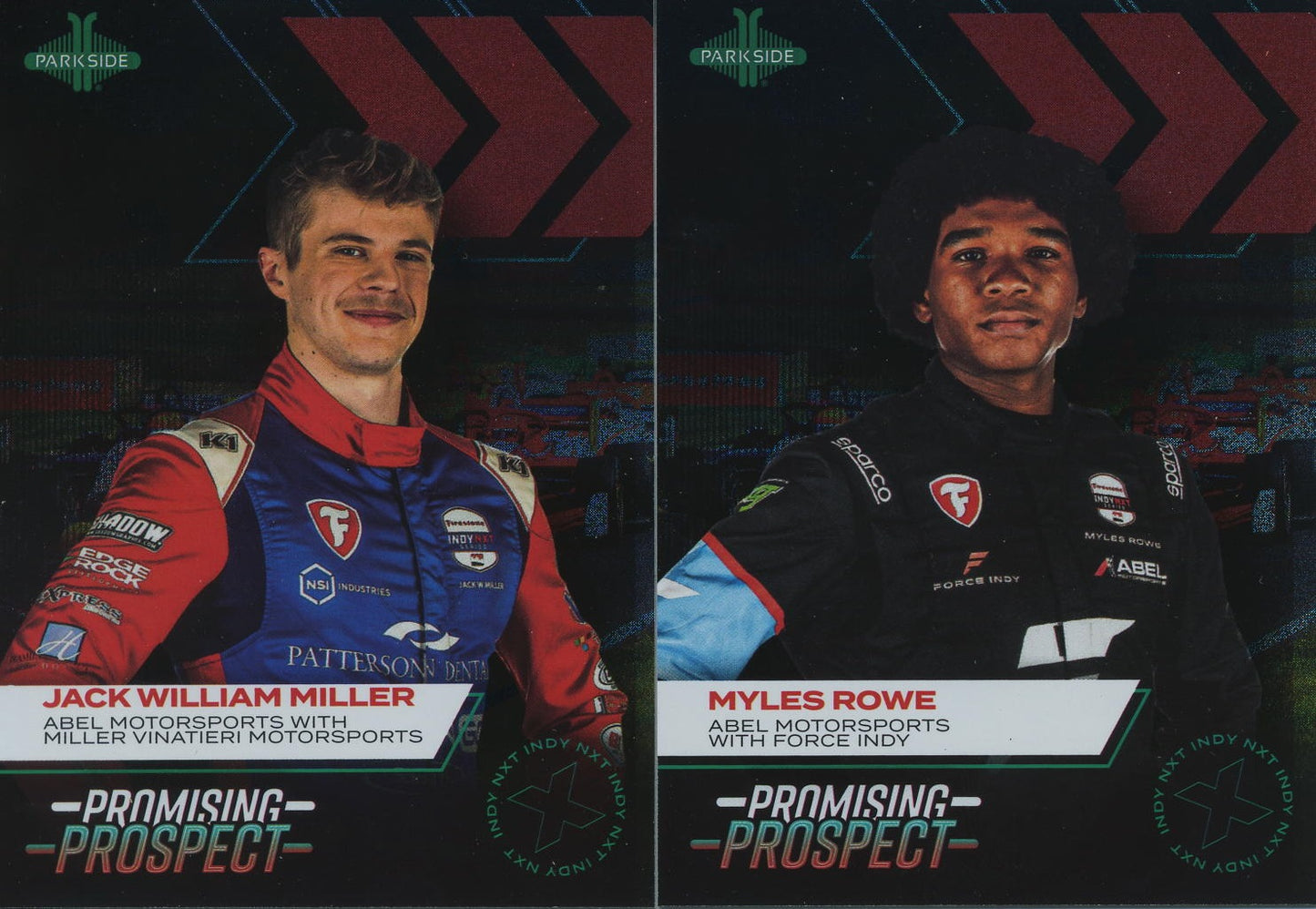 2025 Parkside Indycar NXT Complete 20 Card base Set