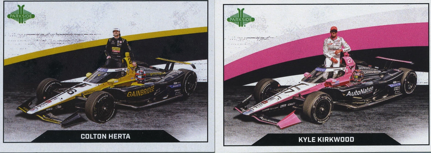 2025 Parkside IndyCar Vintage Set of 20 Cards