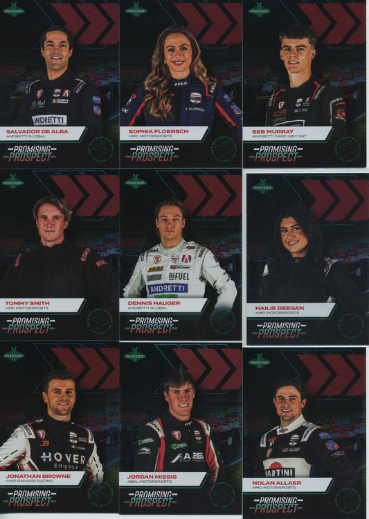 2025 Parkside Indycar NXT Complete 20 Card base Set