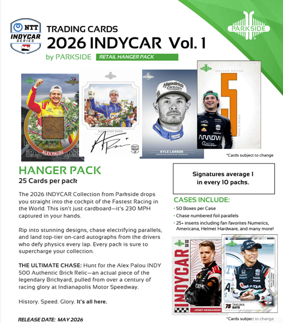 READ DESCRIPTION TO ORDER! Pre-Order 2026 Parkside Hobby Box and Hanger Packs READ DESCRIPTION TO ORDER!