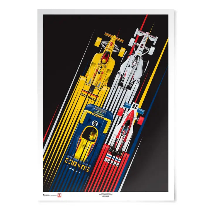 50 Years of Penske Art Print Signed and Numbered by the Artist