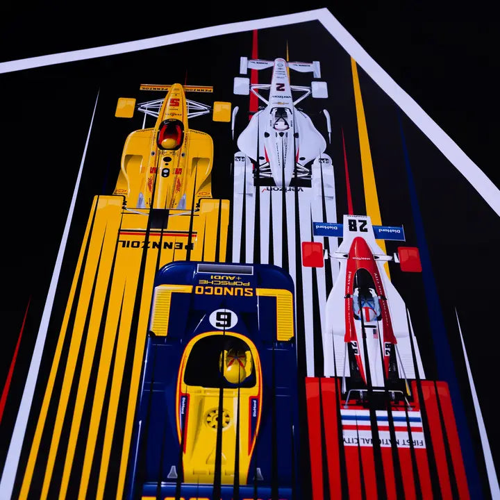50 Years of Penske Art Print Signed and Numbered by the Artist