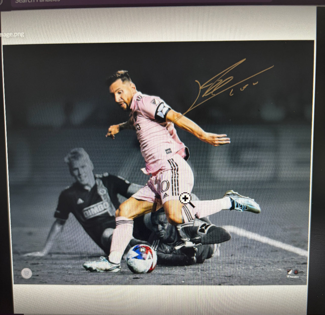 Lionel Messi Autographed Photo 16x20