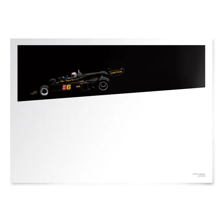 F1 Mario Andretti & IndyCar 500 Winner 1969 Art Print Signed and Numbered by the Artist