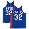 Julius "Dr J. " Erving Framed Authenticated Autographed Mitchell and Ness ABA Jersey with 2 Phots 8x10