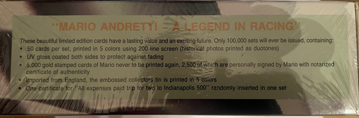 1992 Mario Andretti Box Set. Sealed