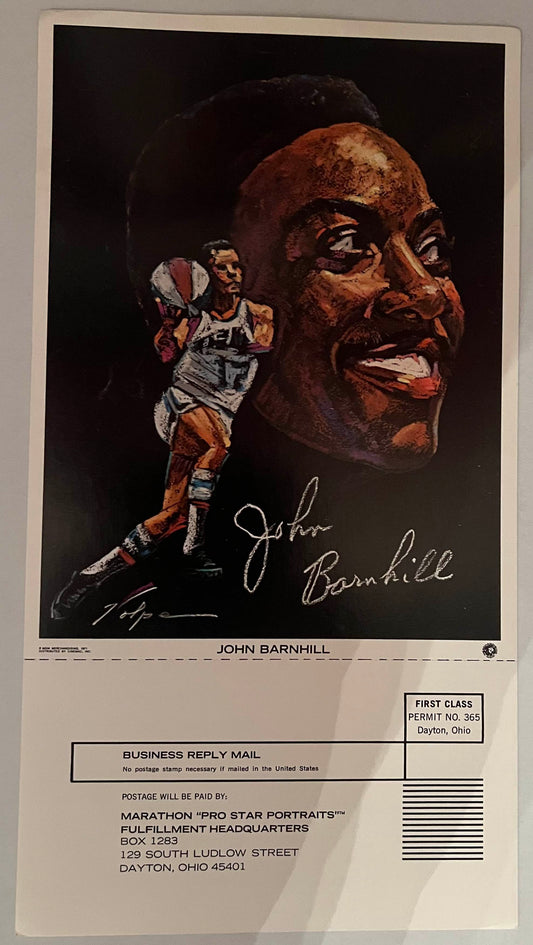 1970-1971 John Barnhill Indiana Pacer Nicholas Volpe Sports Print
