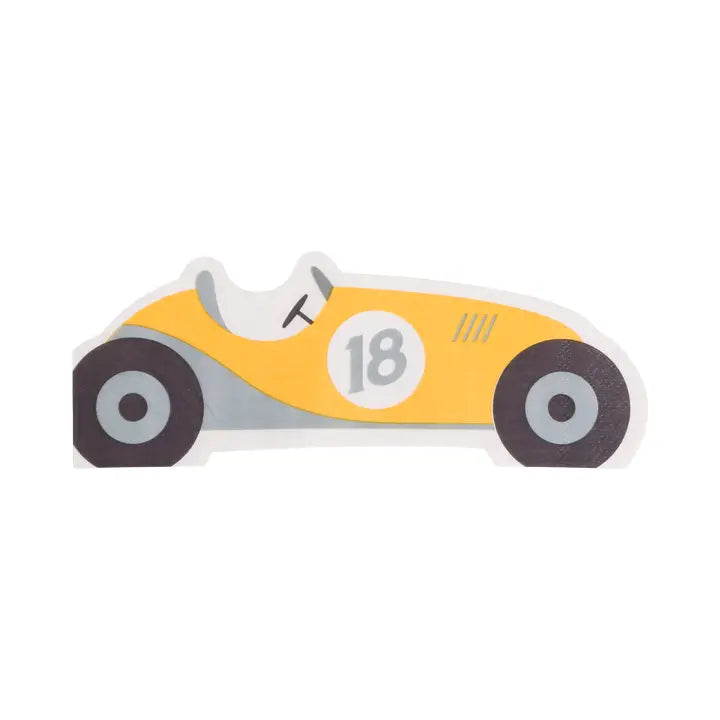 MIL1039 - Miles Per Hour - Race Car Napkin Set