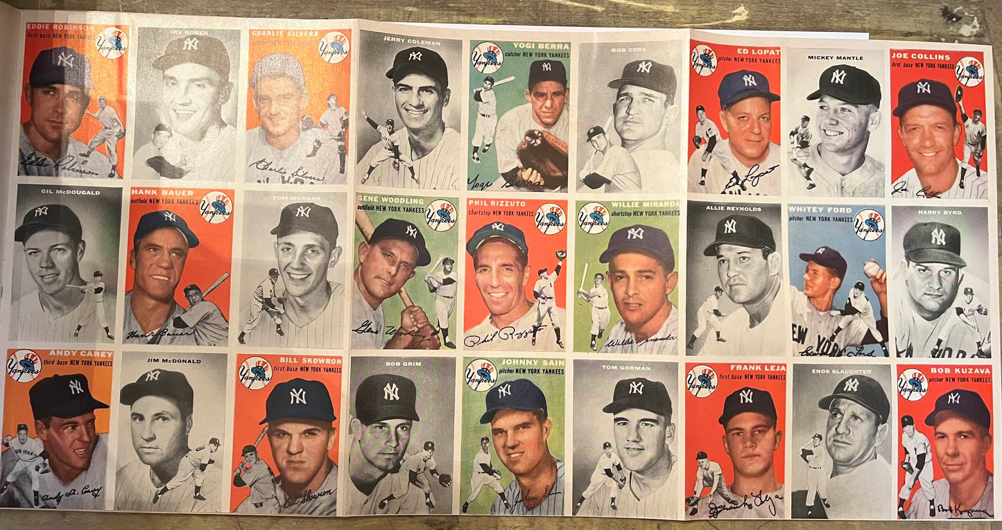 Sports Illustrated August 23rd 1954 2nd Issue Mickle Mantle Baseball Card