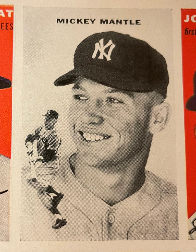 Sports Illustrated August 23rd 1954 2nd Issue Mickle Mantle Baseball Card
