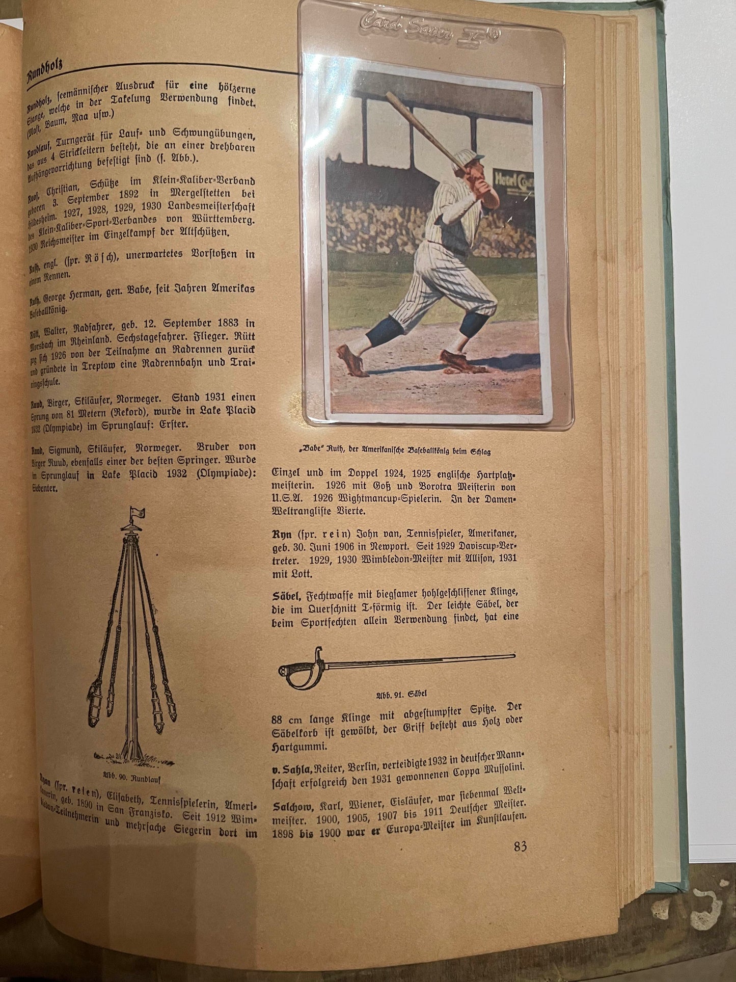 1932 Sanella Margerine Sports Book from Germany Complete with all cards