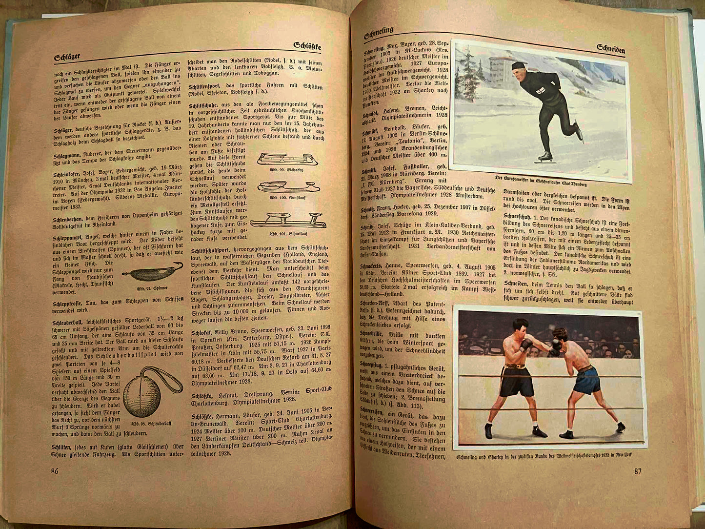 1932 Sanella Margerine Sports Book from Germany Complete with all cards