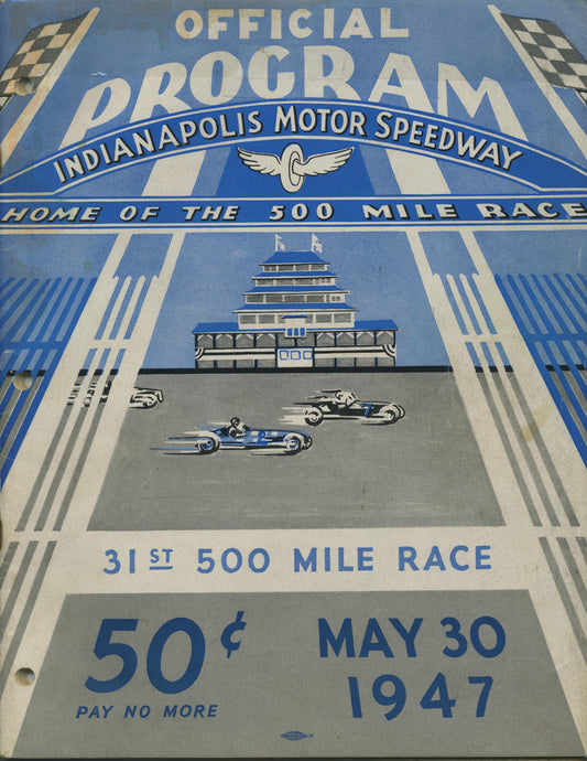 1947 Indy 500 Program