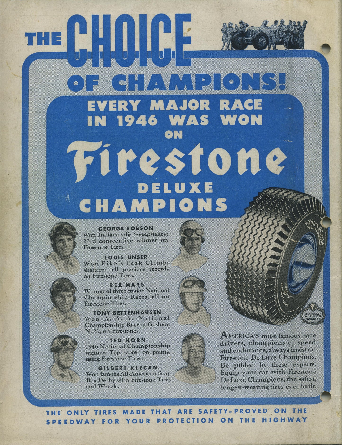 1947 Indy 500 Program