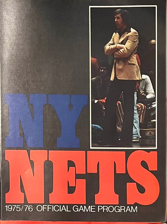 1975-1976 ABA New York Nets Complete Program Dr. J. v Indiana Pacers 3 Times ABA Champs!