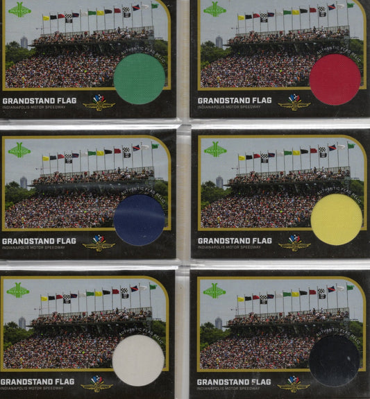 2024 Parkside Grandstand Flag Complete Set of 6 Relic 3 Cards TheseAre A Short Print