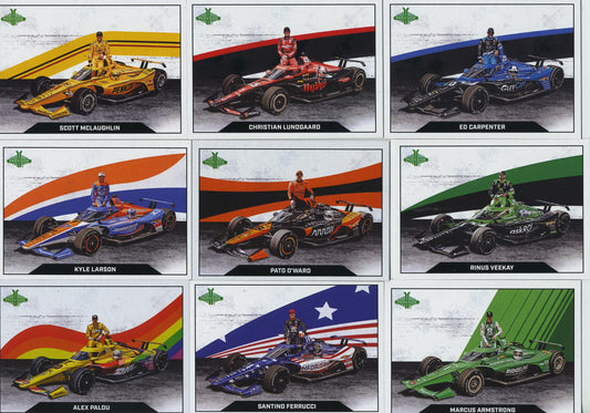 2025 Parkside IndyCar Vintage Set of 20 Cards
