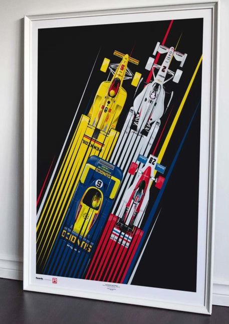 50 Years of Penske Art Print Signed and Numbered by the Artist