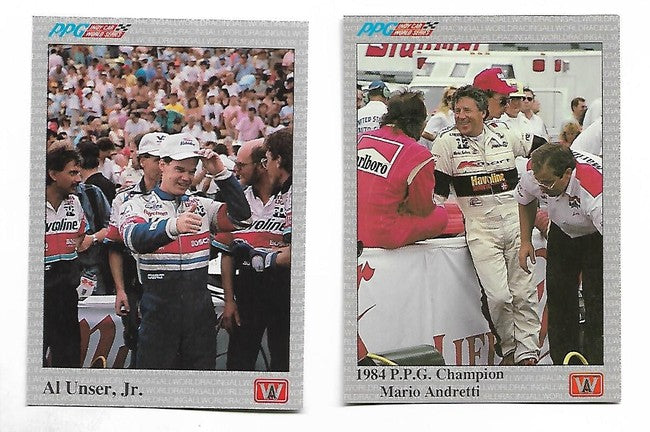All World Racing PPG IndyCar Cards 1991 100 card set sealed set
