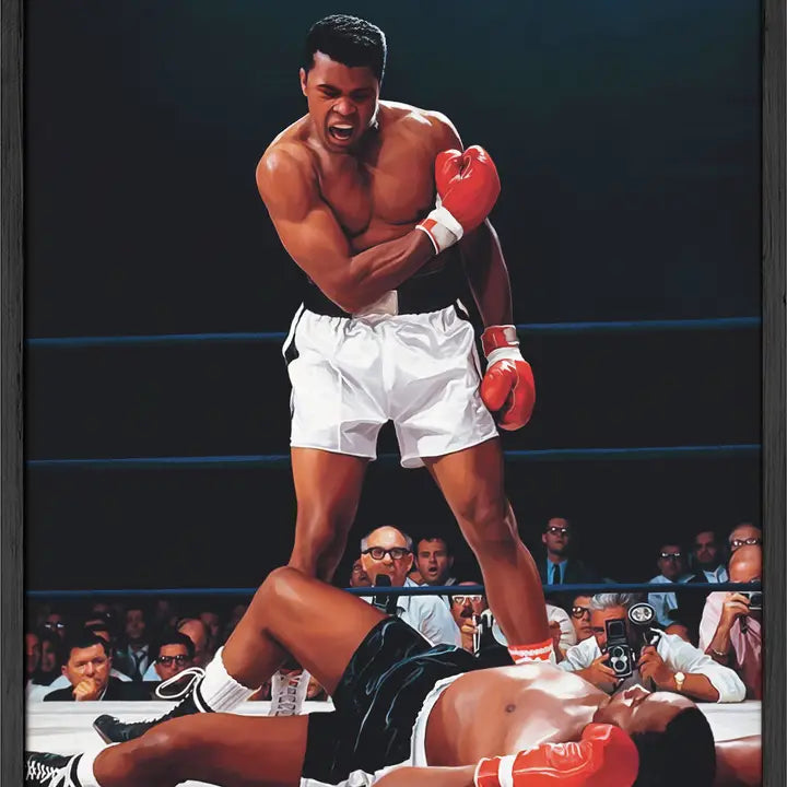Muhammad Ali Knockout Art Print 16x20