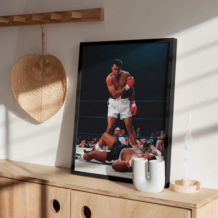 Muhammad Ali Knockout Art Print 16x20