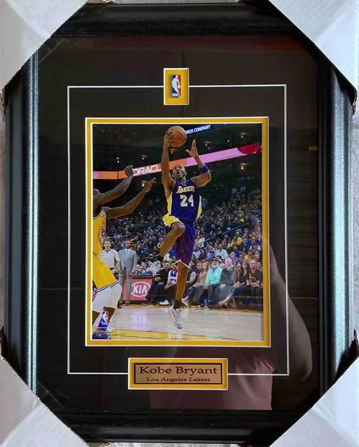 Kobe Bryant Framed Art Piece Measuring at 17in x15in