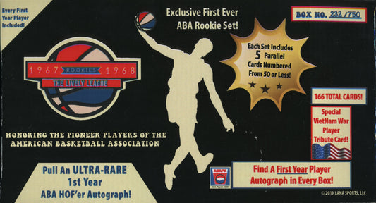 Lana Sport ABA Basketball Bae set /750 Produced Near mint previoulsy opened box.