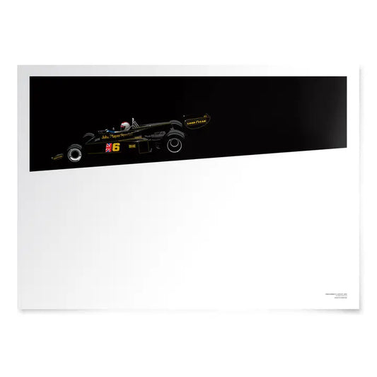 F1 Mario Andretti & IndyCar 500 Winner 1969 Art Print Signed and Numbered by the Artist