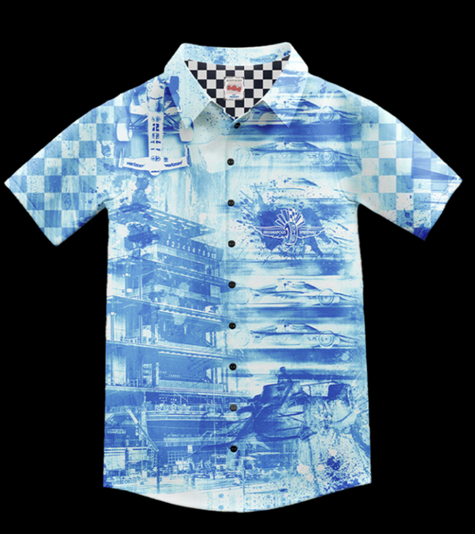 Short Sleeved Button Down Shirt Need For Speed