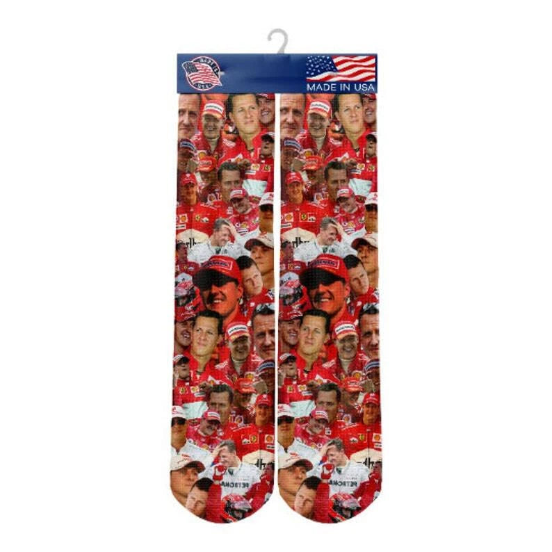 Michael Schumaker socks Adult size L: 8-13