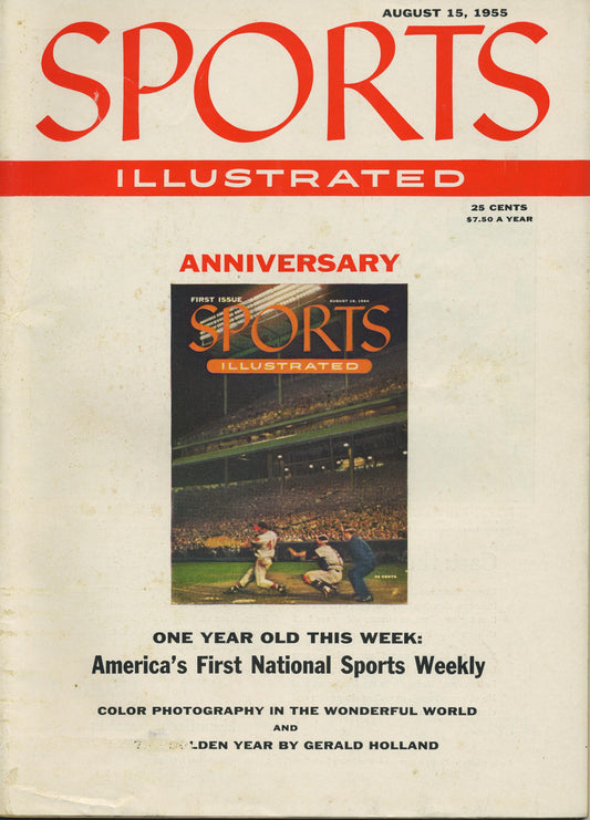 Sports Illustrated 1st Year Anniversary Issue August 15 1955