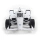 1:18 NTT INDYCAR Series - Blank White Autograph Car (Super Speedway Confirguration) IXO America