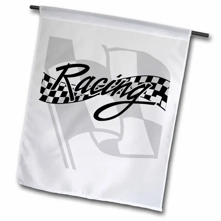 "Indy 500" Indianapolis Motor Speedway Checkered Garden Flag