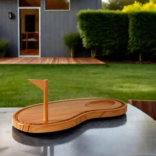 Golf Course Wood Charcuterie Board - 8.25" X 15"