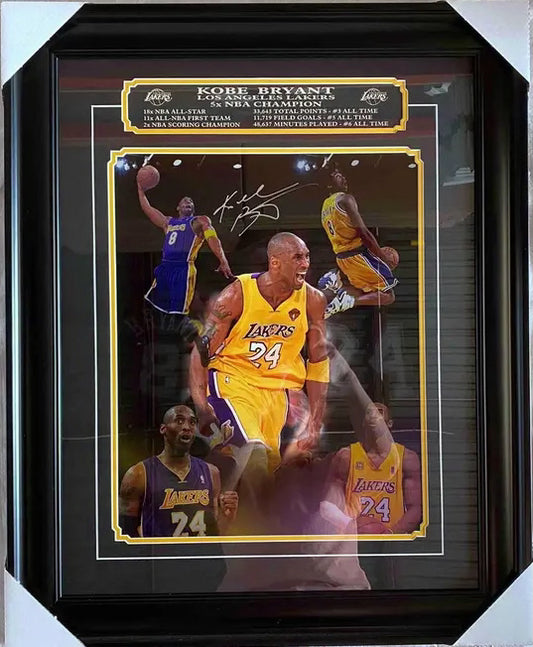 Kobe Bryant Framed Art Piece Non-Autographed