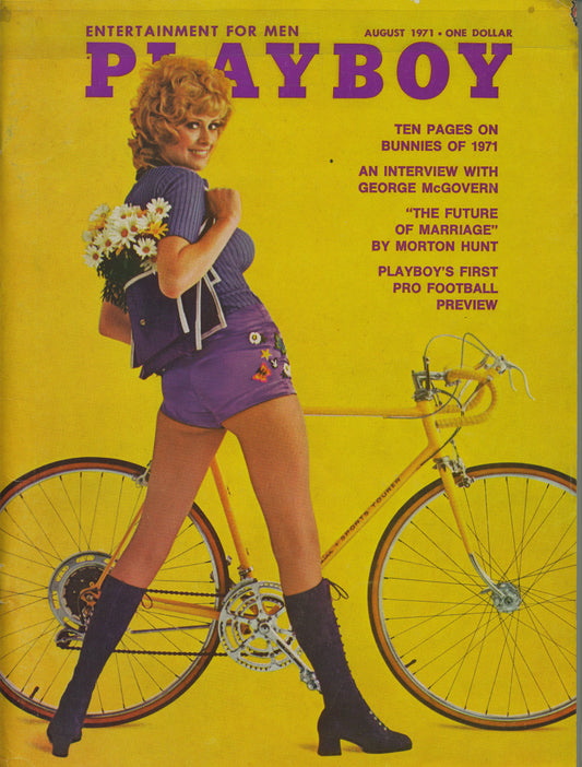 Playboy August 1971 Playboys First Football Pro Football Review