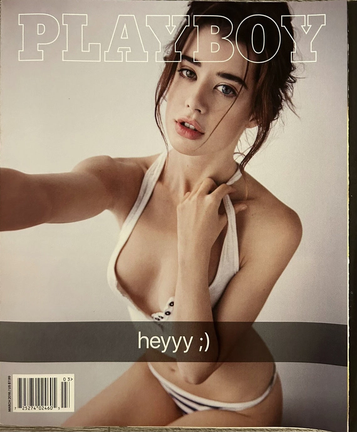 PLAYBOY Magazine 2016 March First Issue In New Size! Sarah McDaniel! New in Mailer Bag!