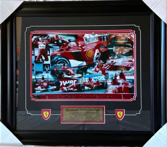 Michael Schumacher F1 Framed Art Piece