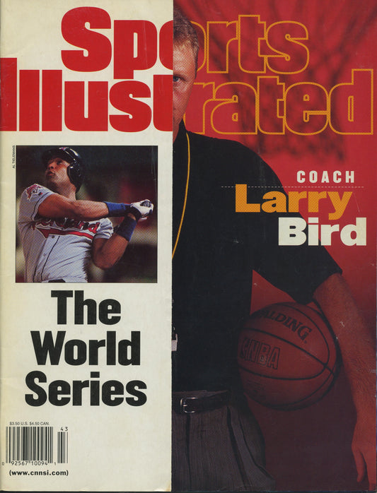 Sports Illustrated Ocotber 27 1997 Larry Bird Pacer Coach