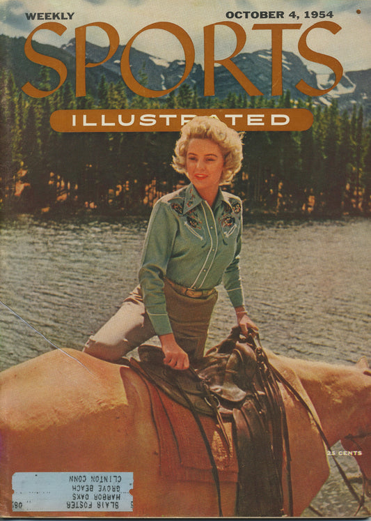 Vintage Sports Illustrated Year 1 October 4, 1954 Issue 8 Thunderbird Auto Test Issue